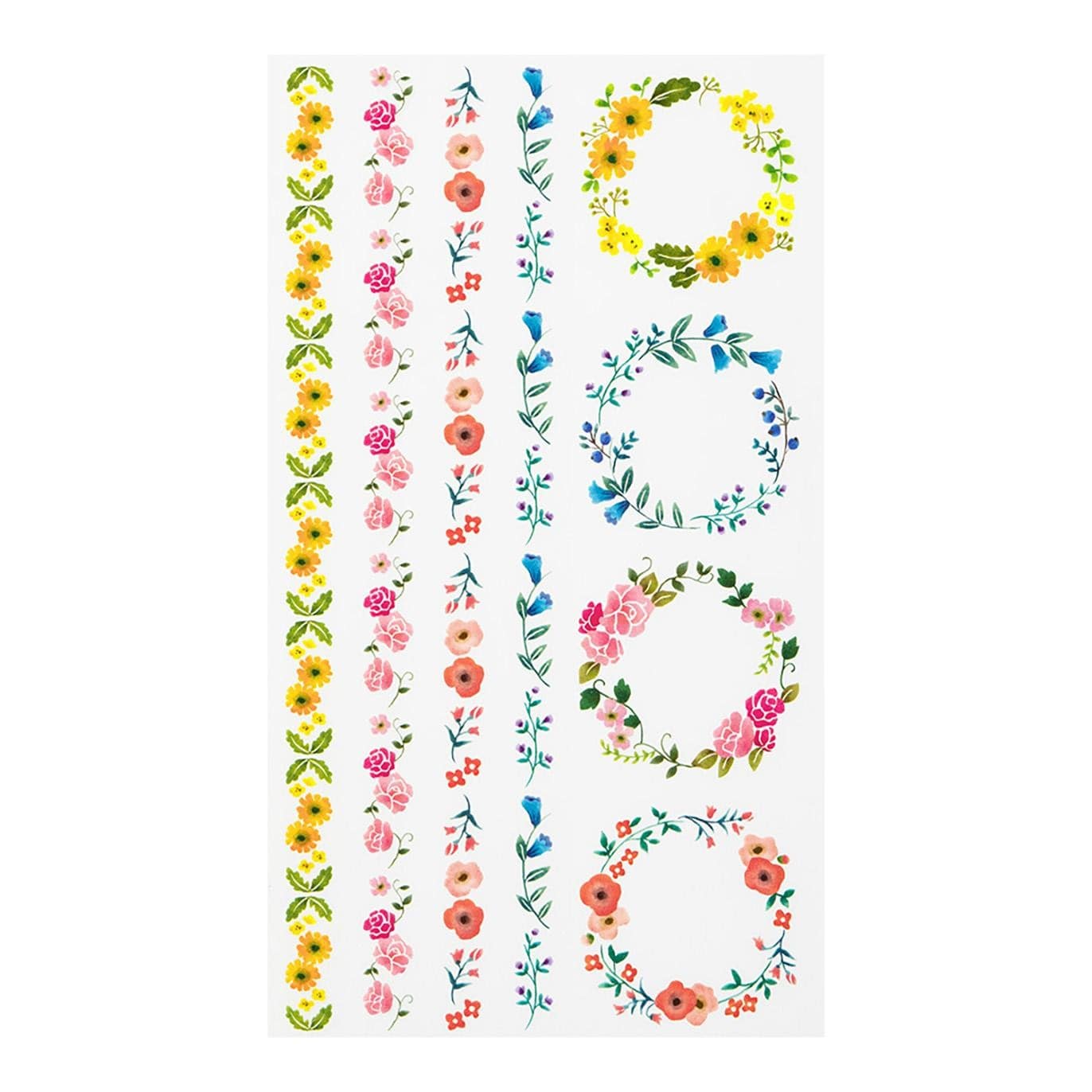 Midori Stickers Transfer Stickers Midori Wreaths