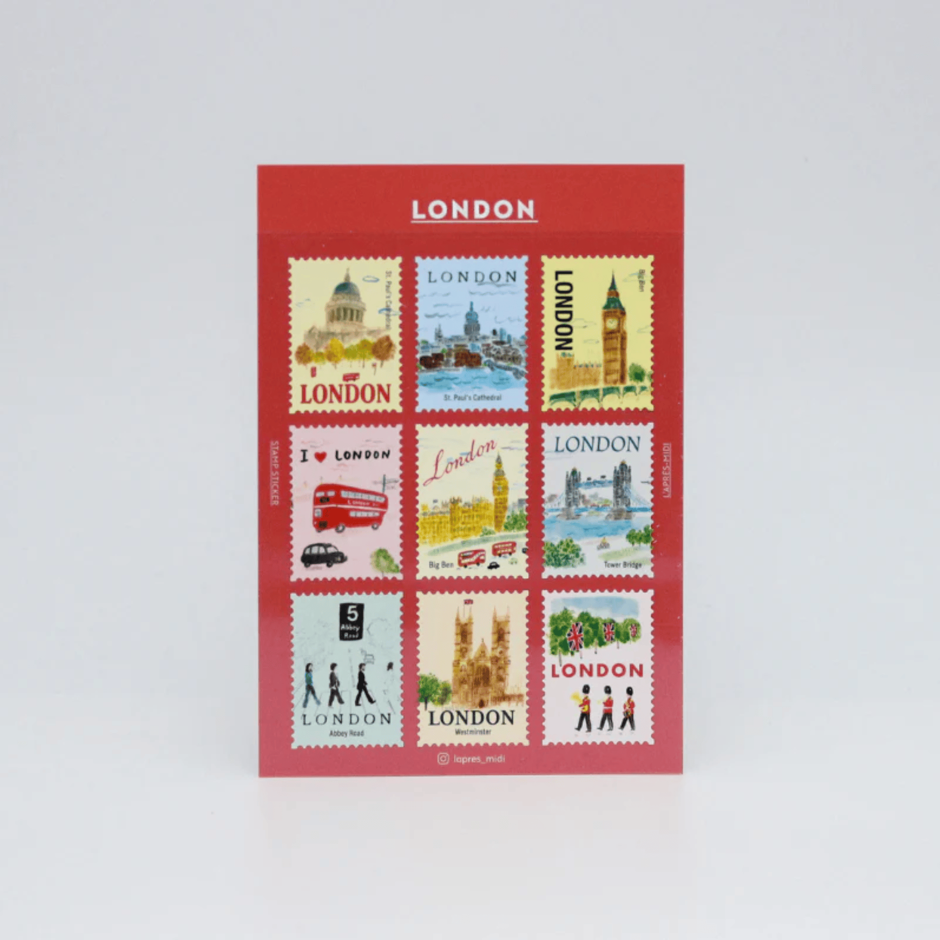 Pansydaisy Korea Stickers Travel Stamp Stickers - London