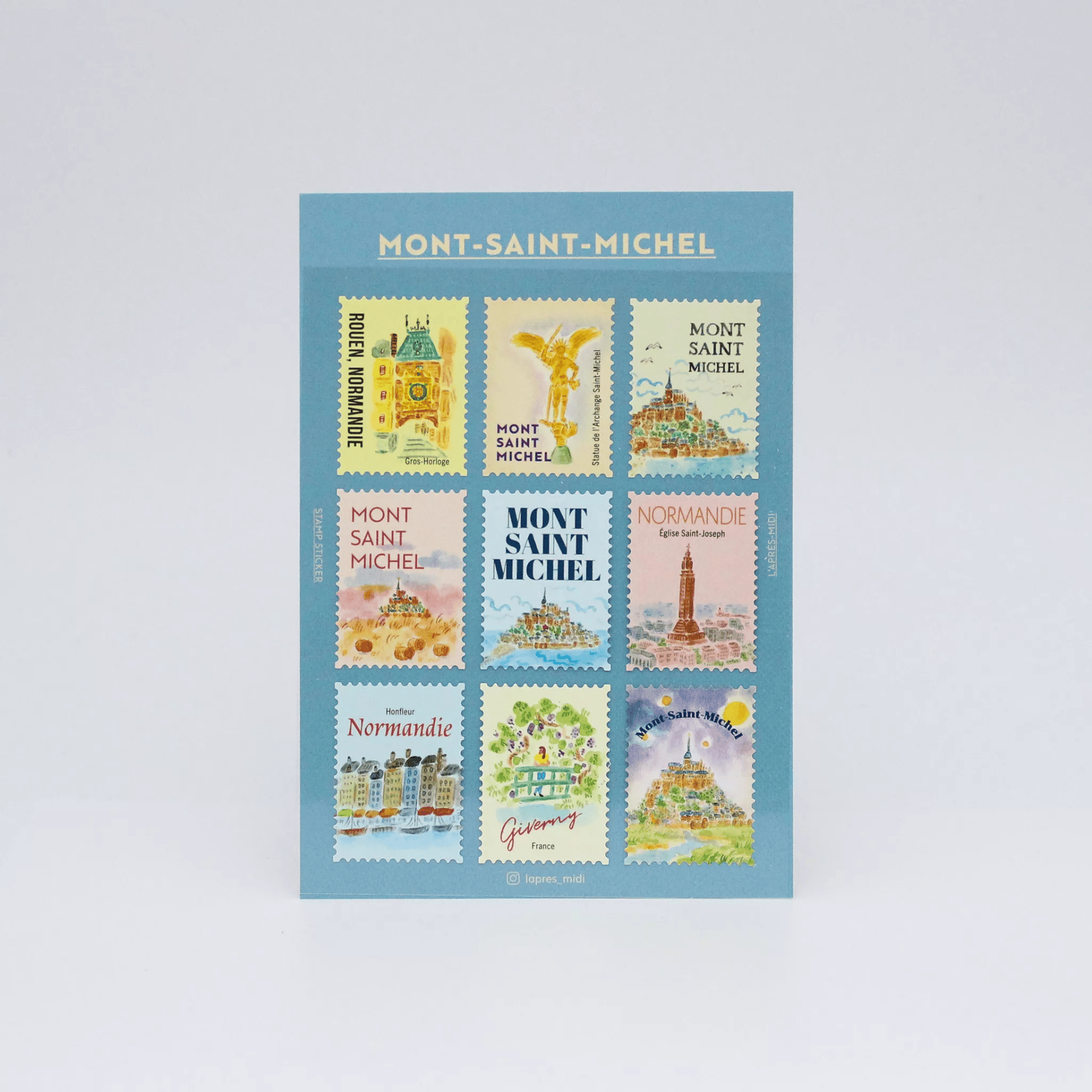Pansydaisy Korea Stickers Travel Stamp Stickers - Mont-Sant-Michel