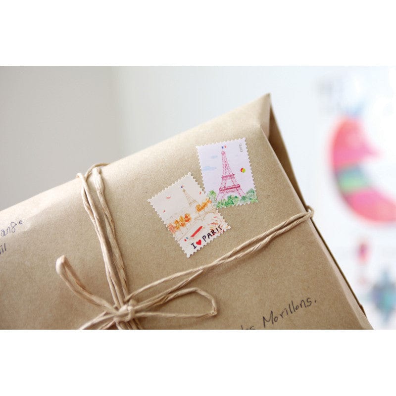 Pansydaisy Korea Stickers Travel Stamp Stickers - Paris