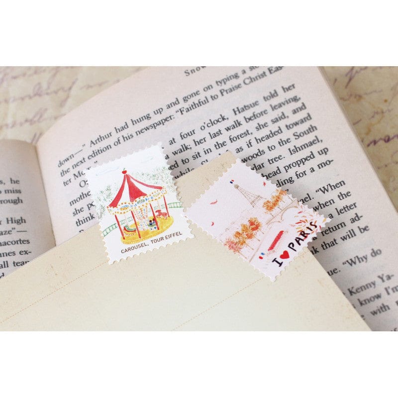 Pansydaisy Korea Stickers Travel Stamp Stickers - Paris