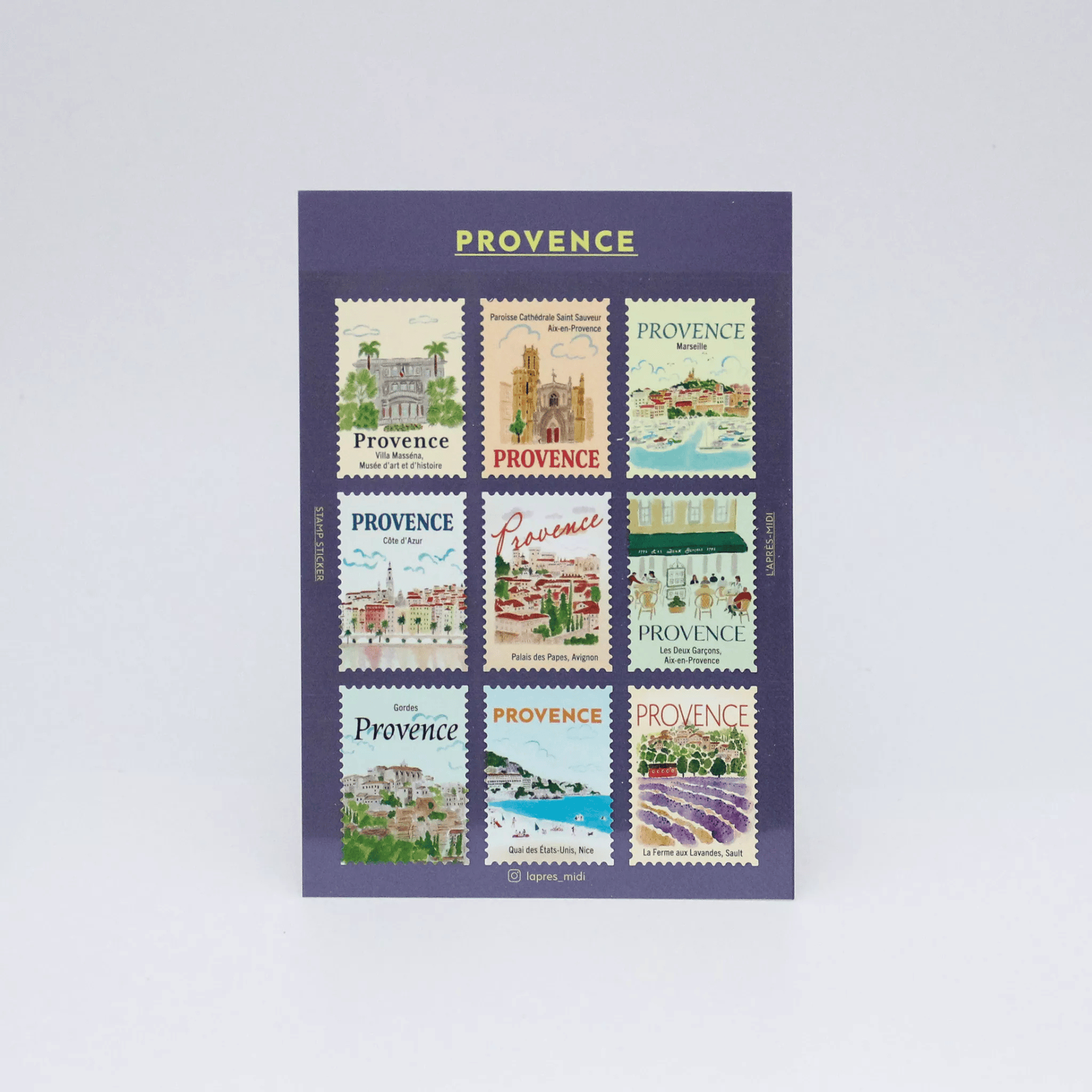 Pansydaisy Korea Stickers Travel Stamp Stickers - Provence