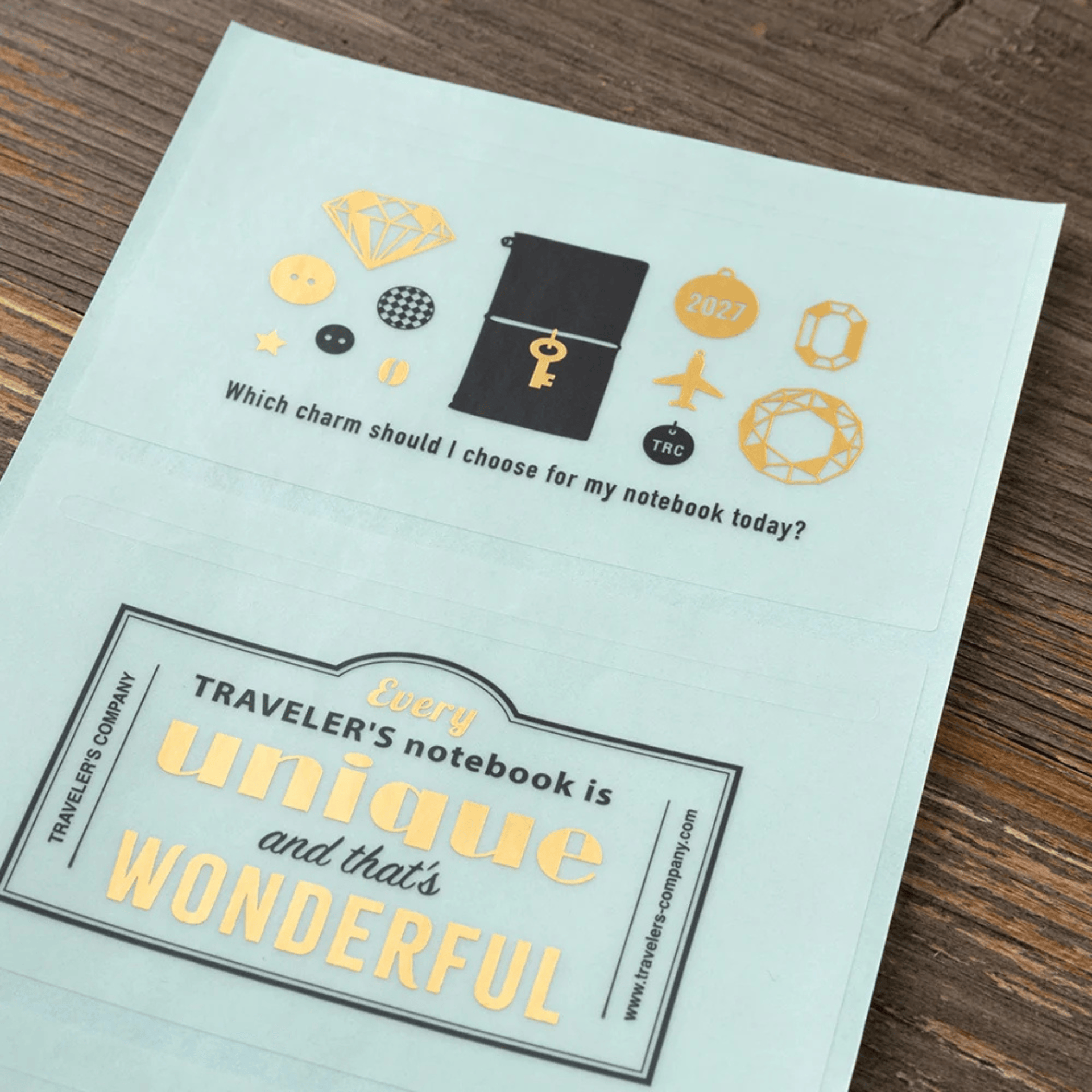 Traveler's Company Japan Stickers Traveler's Notebook Stickers Set 2027 - Edizione Limitata