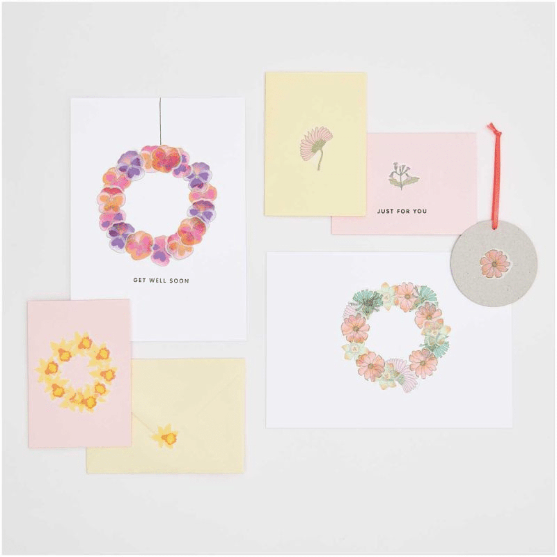 Rico Design Stickers Washi Stickers Fuschikato Flowers