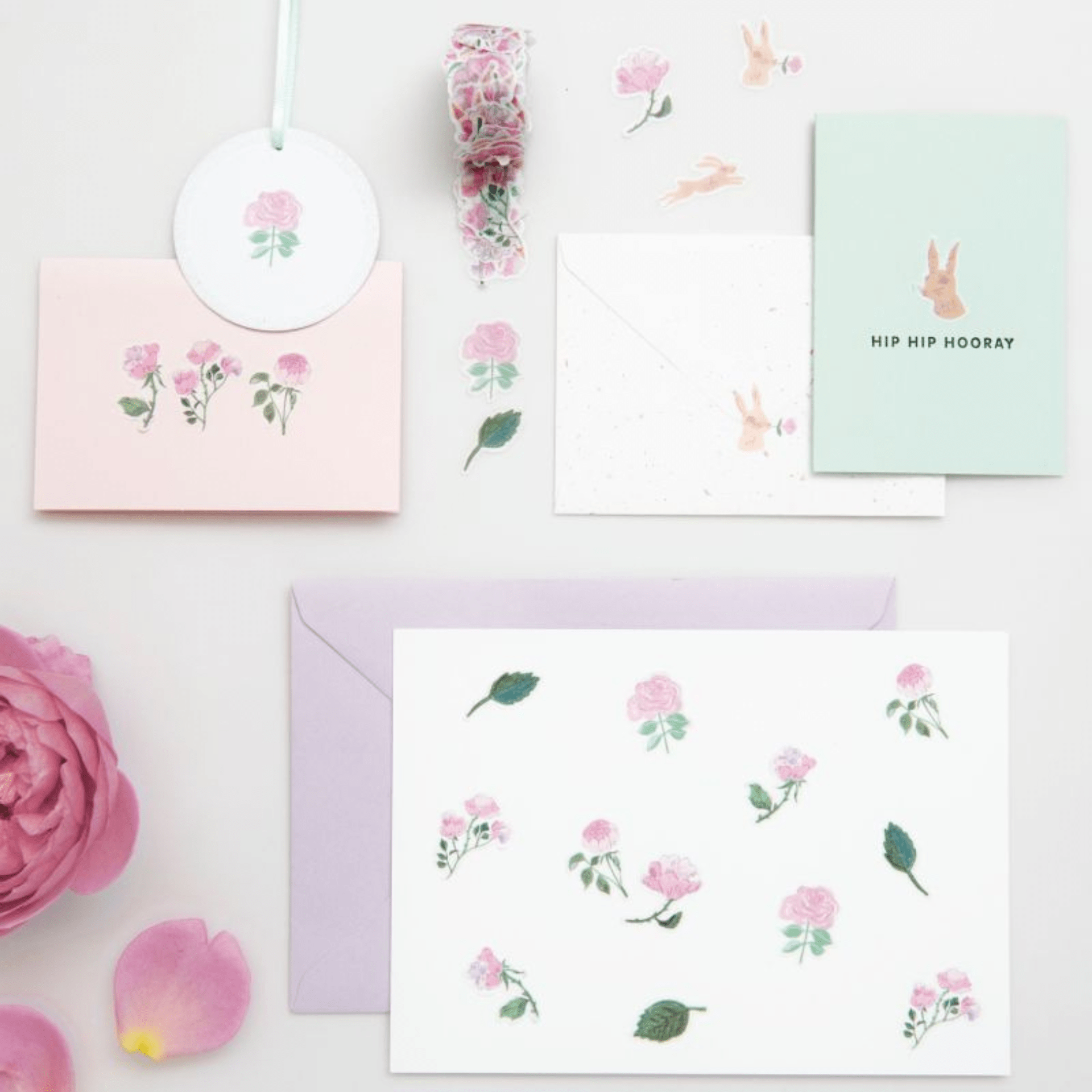 Rico Design Stickers Washi Stickers La Vie en Rose