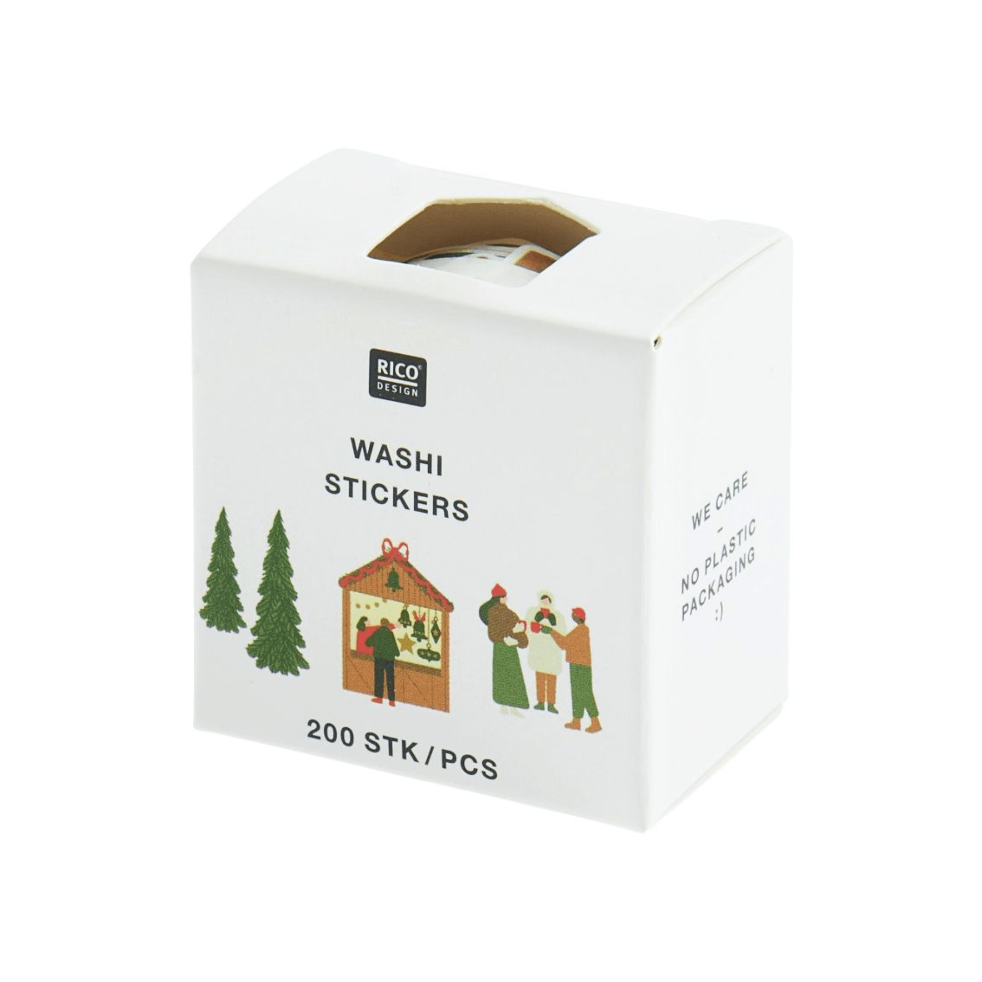 Rico Design Stickers Washi Stickers Xmas Market