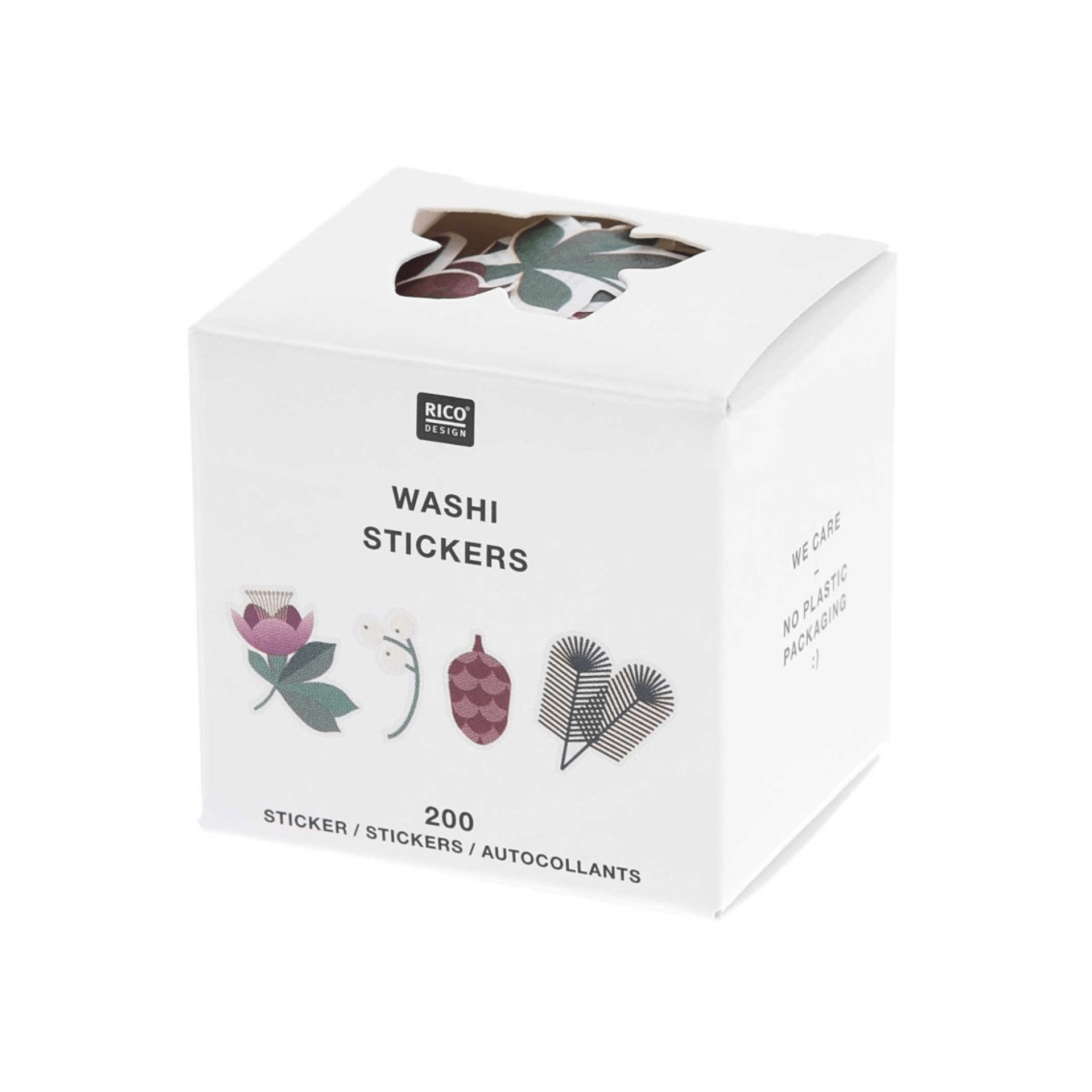 Rico Design Stickers Washi Stickers Xmas Rocks