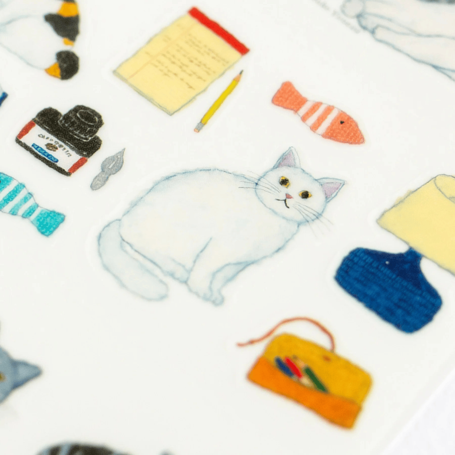 Greeting Life Stickers Yusuke Yonezu Sticker Sheet – Cat