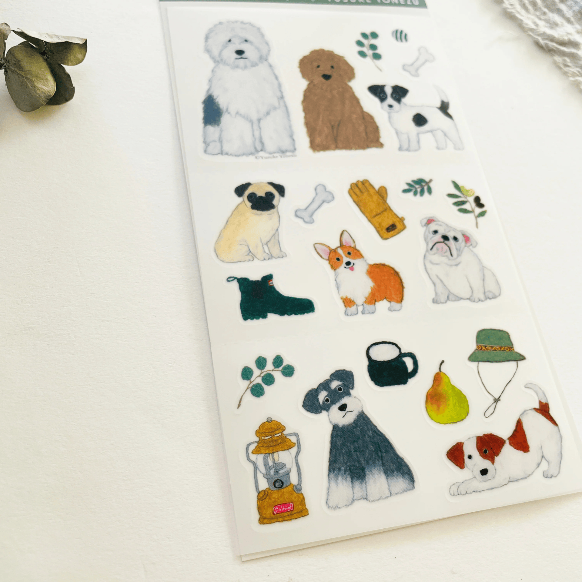 Greeting Life Stickers Yusuke Yonezu Sticker Sheet – Dog