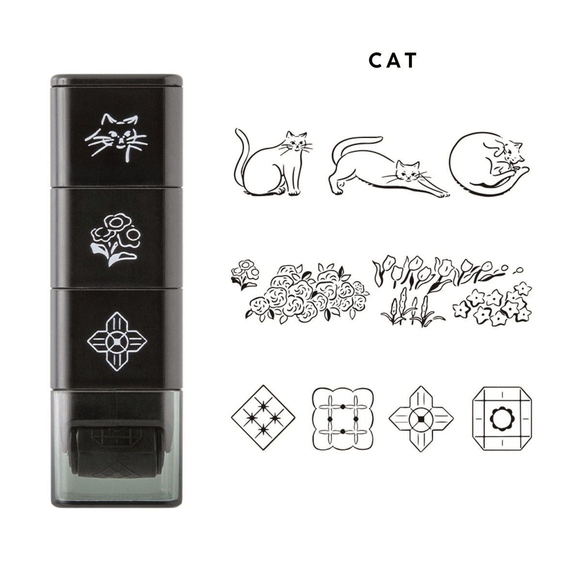 Midori Timbri CAT Midori Paintable Stamp Roller