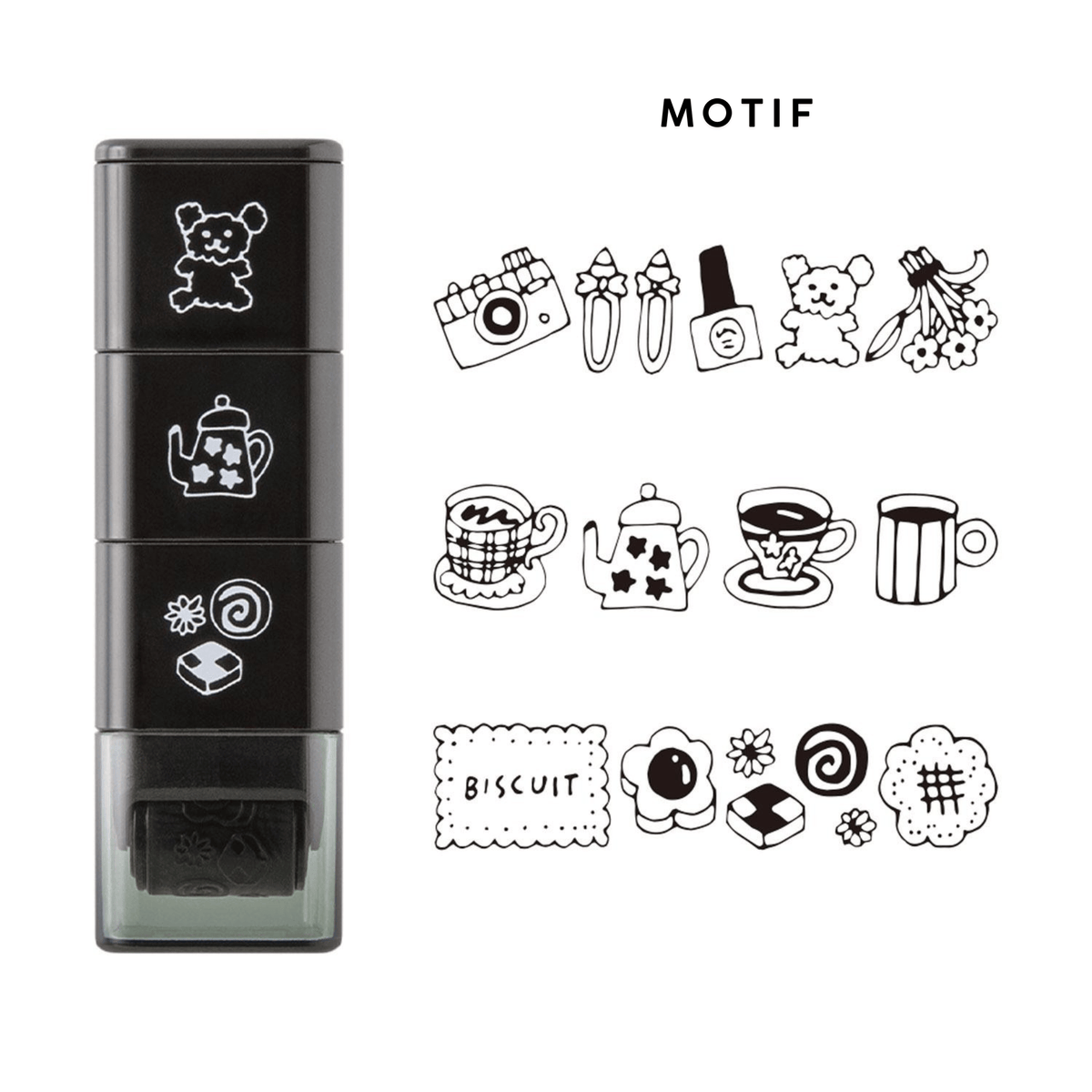 Midori Timbri MOTIF Midori Paintable Stamp Roller