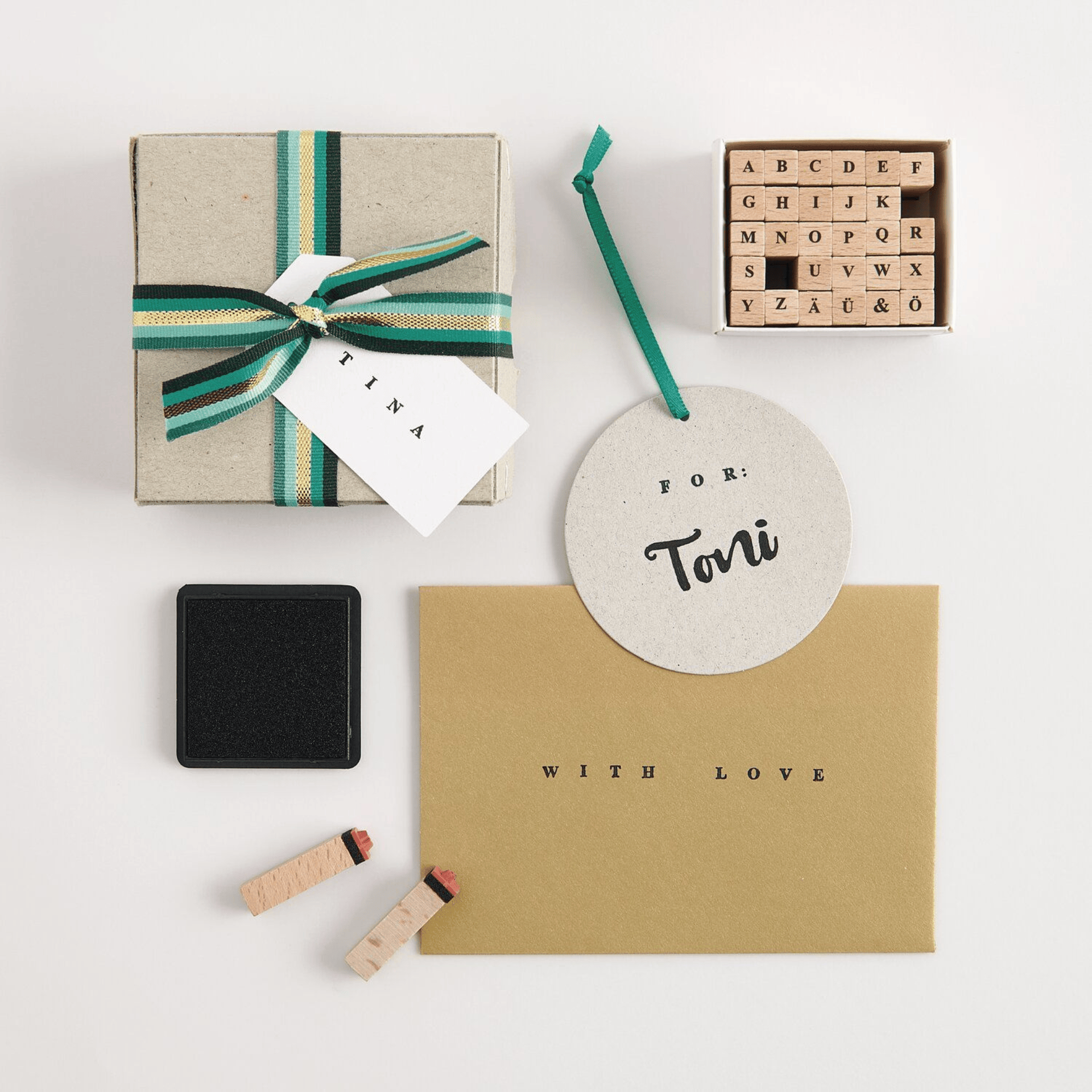 Rico Design Timbri Timbri Mini - Set Letters