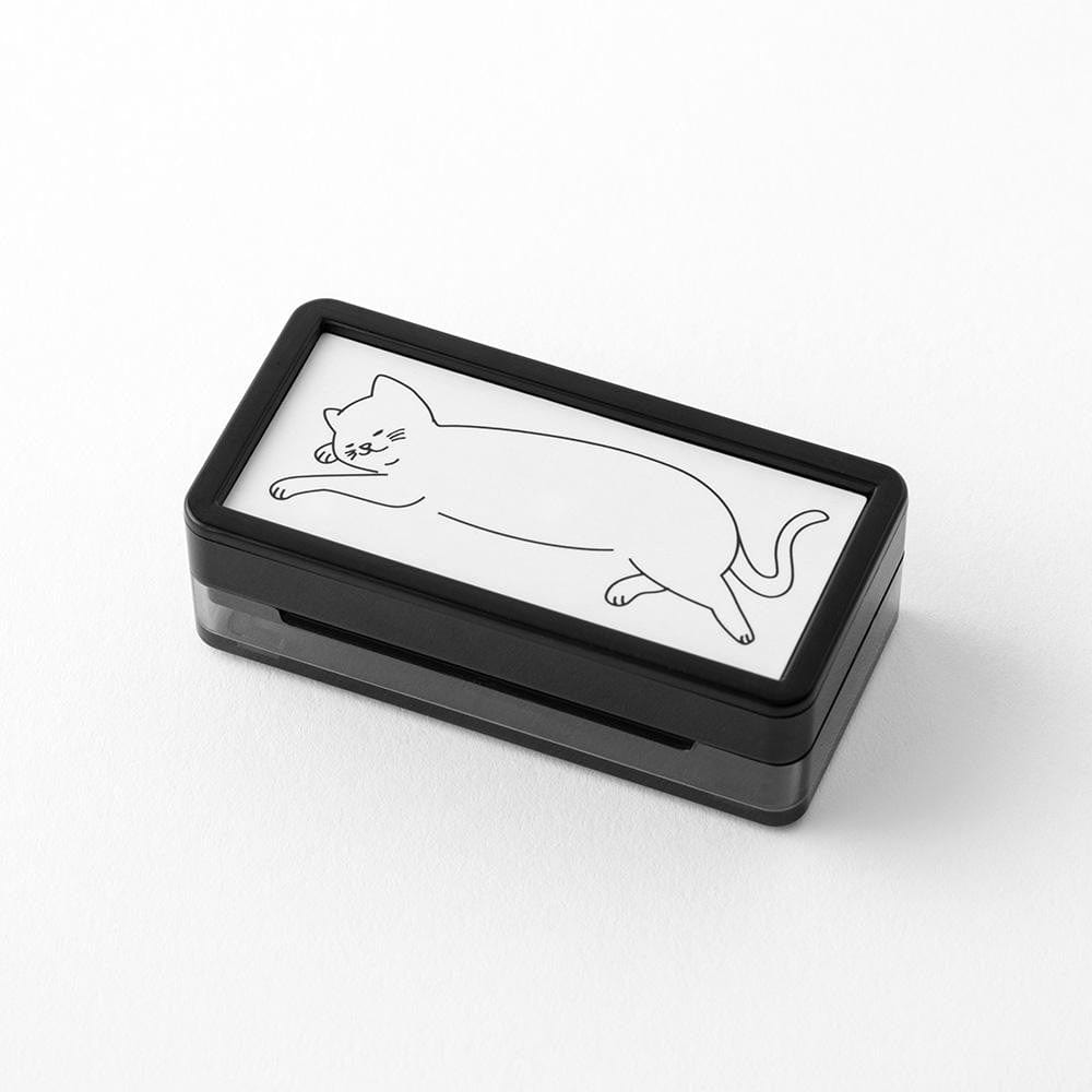 Midori Timbri Timbro Paintable Pre-inked - Half Size Cat