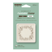 Midori Timbri Timbro Paintable Pre-inked - Soft Color - Floral Brown