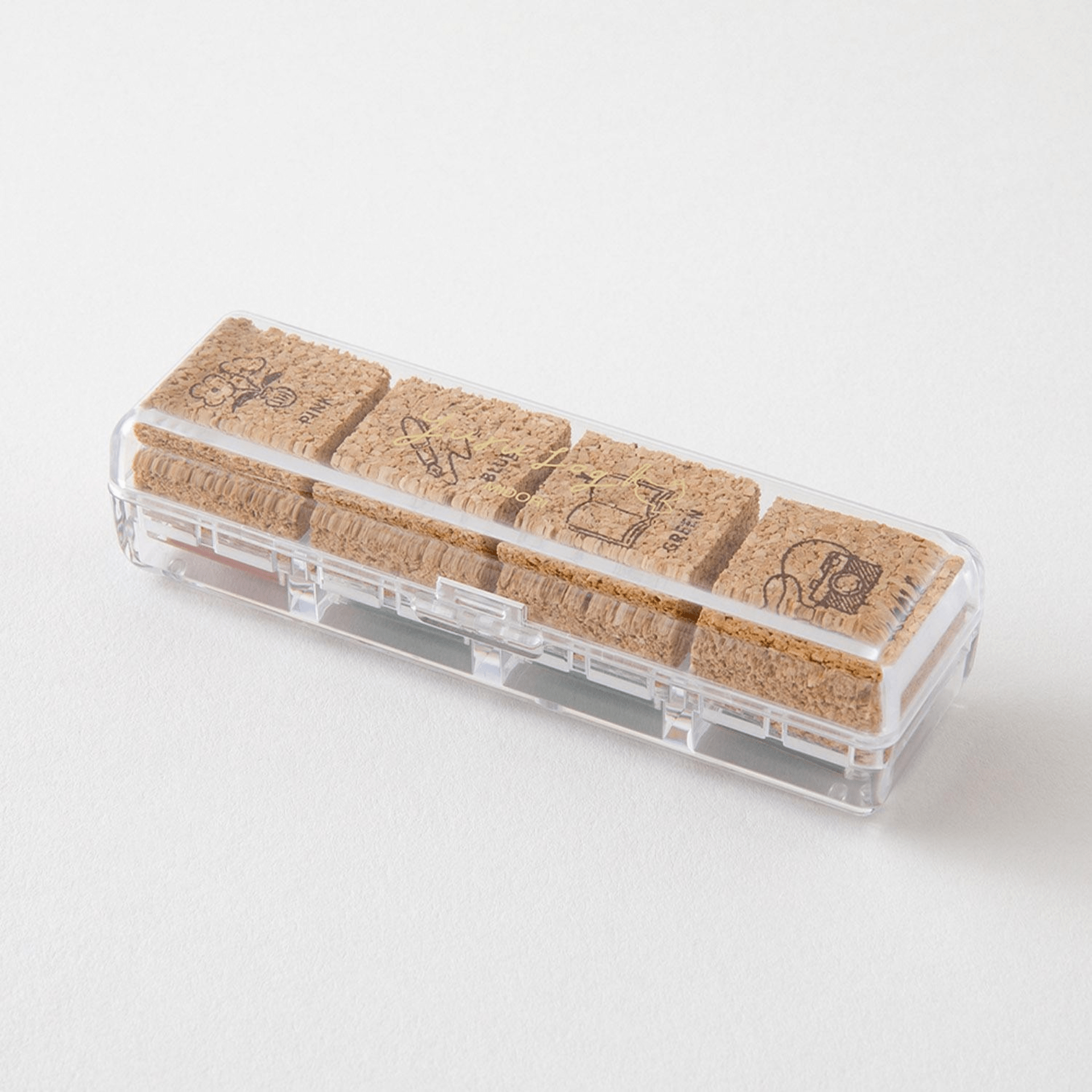 Midori Timbri Timbro Yuru Log Pre-inked Stamp Daily Life