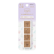 Midori Timbri Timbro Yuru Log Pre-inked Stamp Daily Life