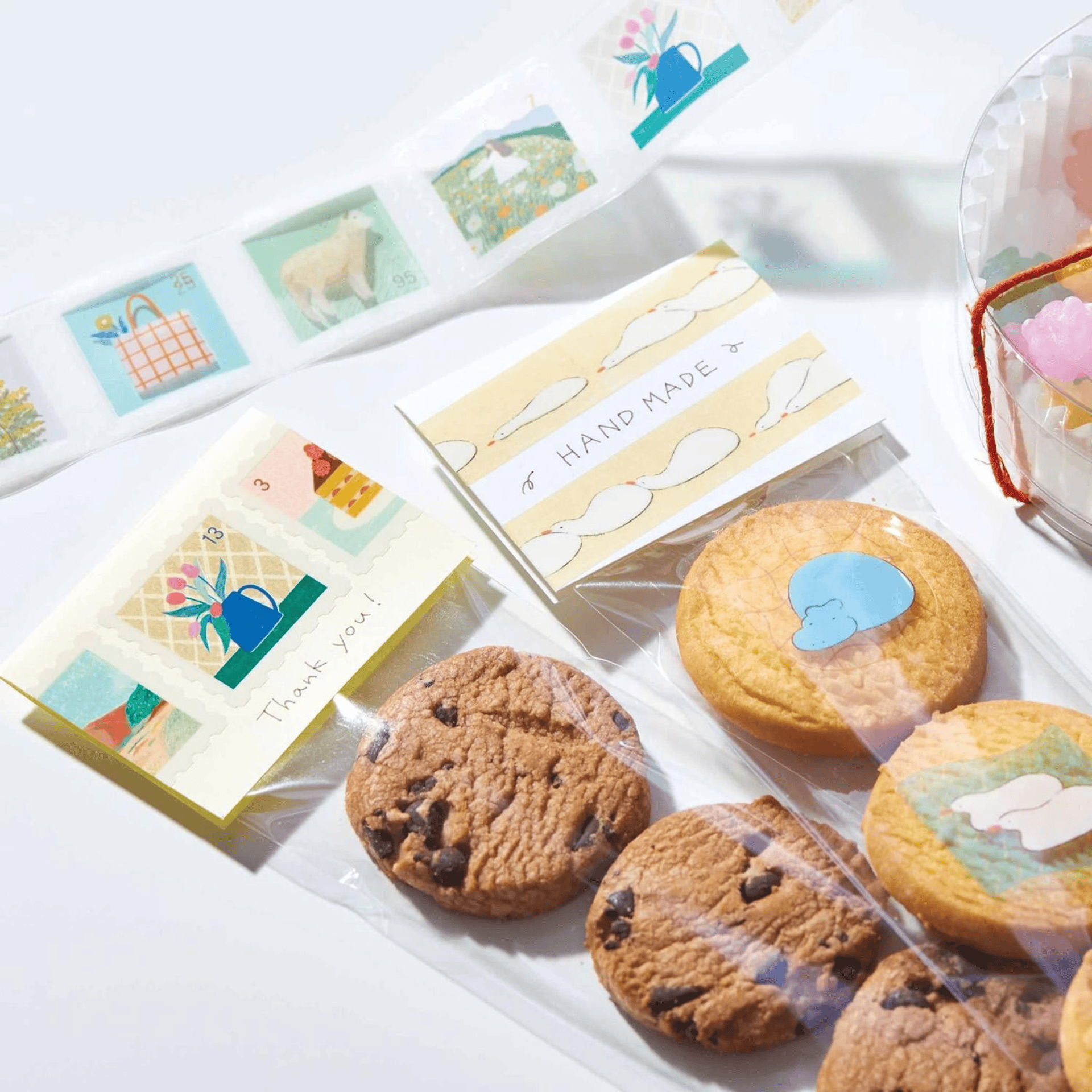 King Jim Hitotoki Washi Tape Trasparent Stickers Soda - 30mm Stamp