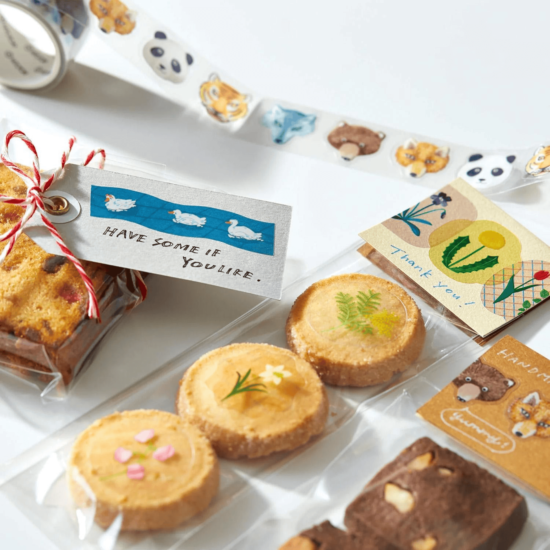 King Jim Hitotoki Washi Tape Trasparent Tape Soda - 15mm Duck Pond