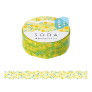 King Jim Hitotoki Washi Tape Trasparent Tape Soda - 15mm Sandersonia