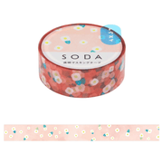 King Jim Hitotoki Washi Tape Trasparent Tape Soda - 15mm Uraraka
