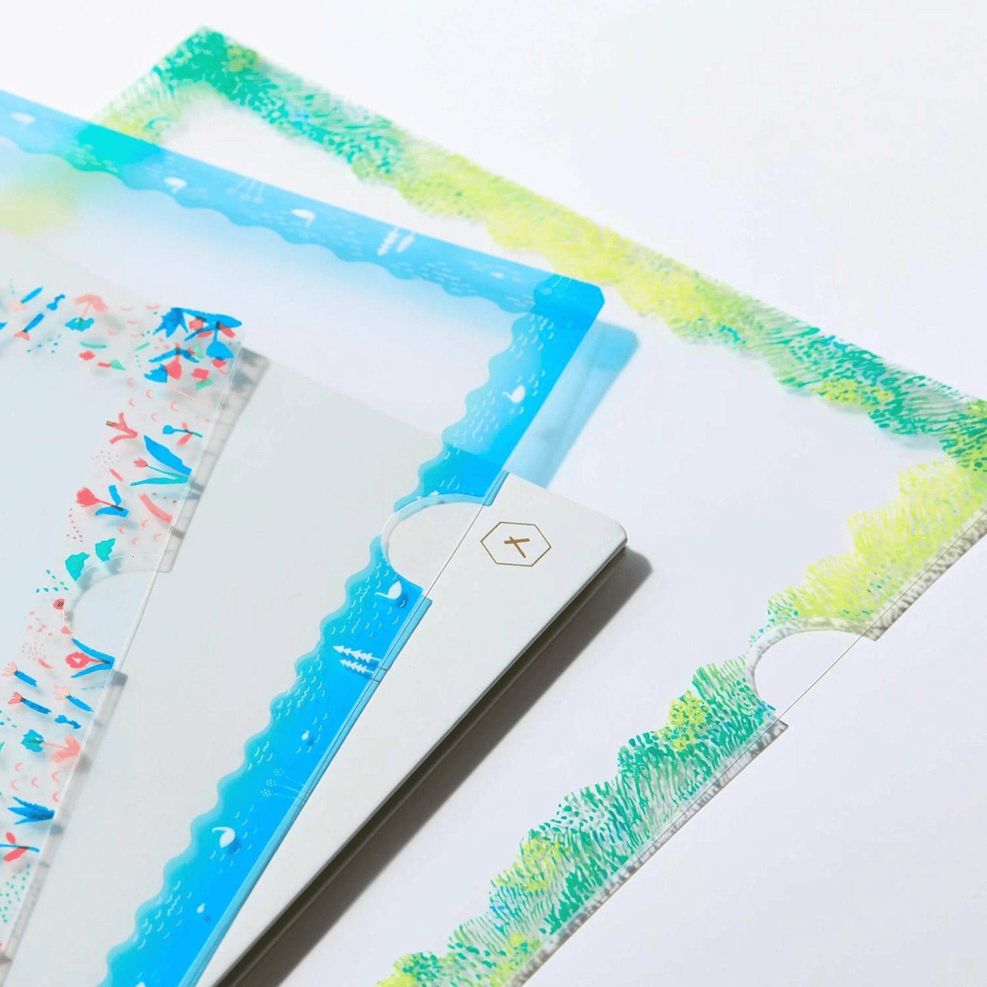 King Jim Hitotoki Washi Tape Trasparent Tape Soda - 20mm Mountains