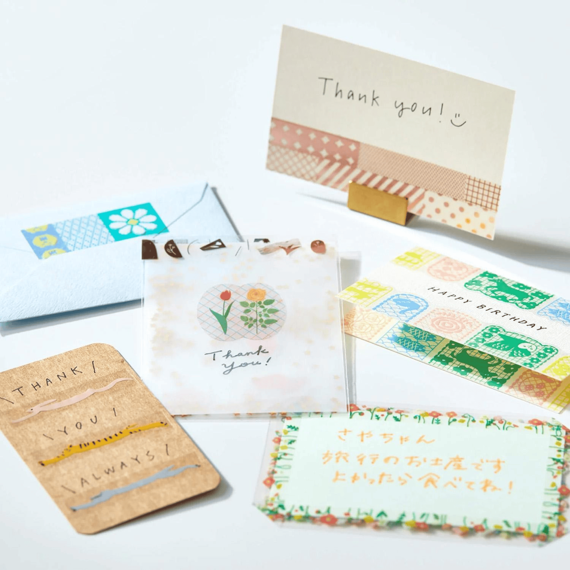 King Jim Hitotoki Washi Tape Trasparent Tape Soda - 20mm Retro