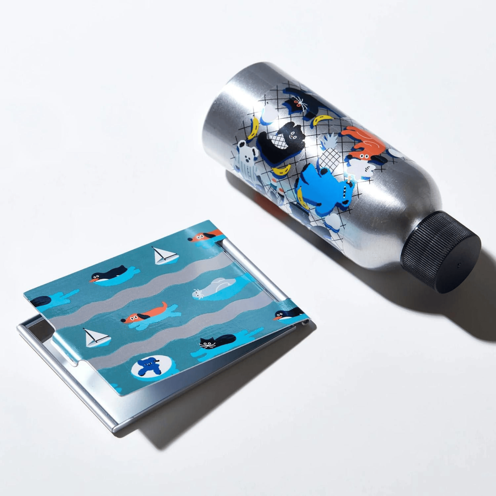 King Jim Hitotoki Washi Tape Trasparent Tape Soda - 20mm Swimming