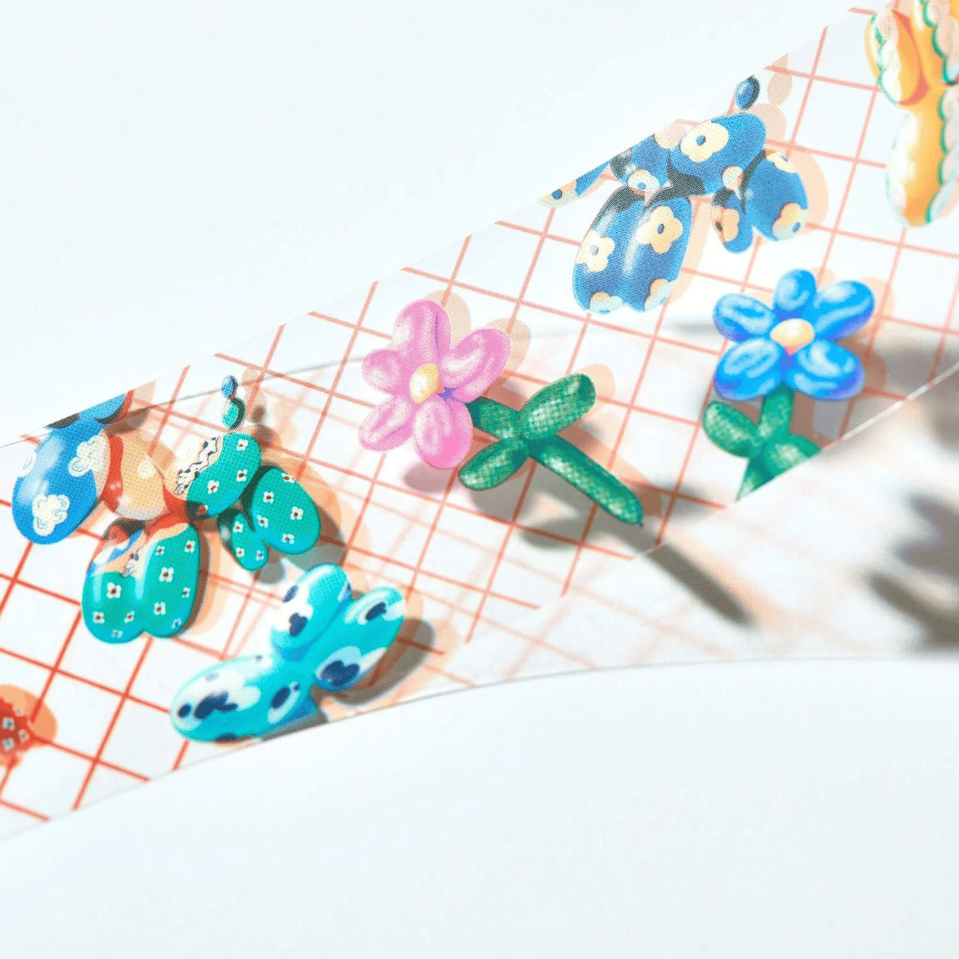 King Jim Hitotoki Washi Tape Trasparent Tape Soda - 30mm Balloon