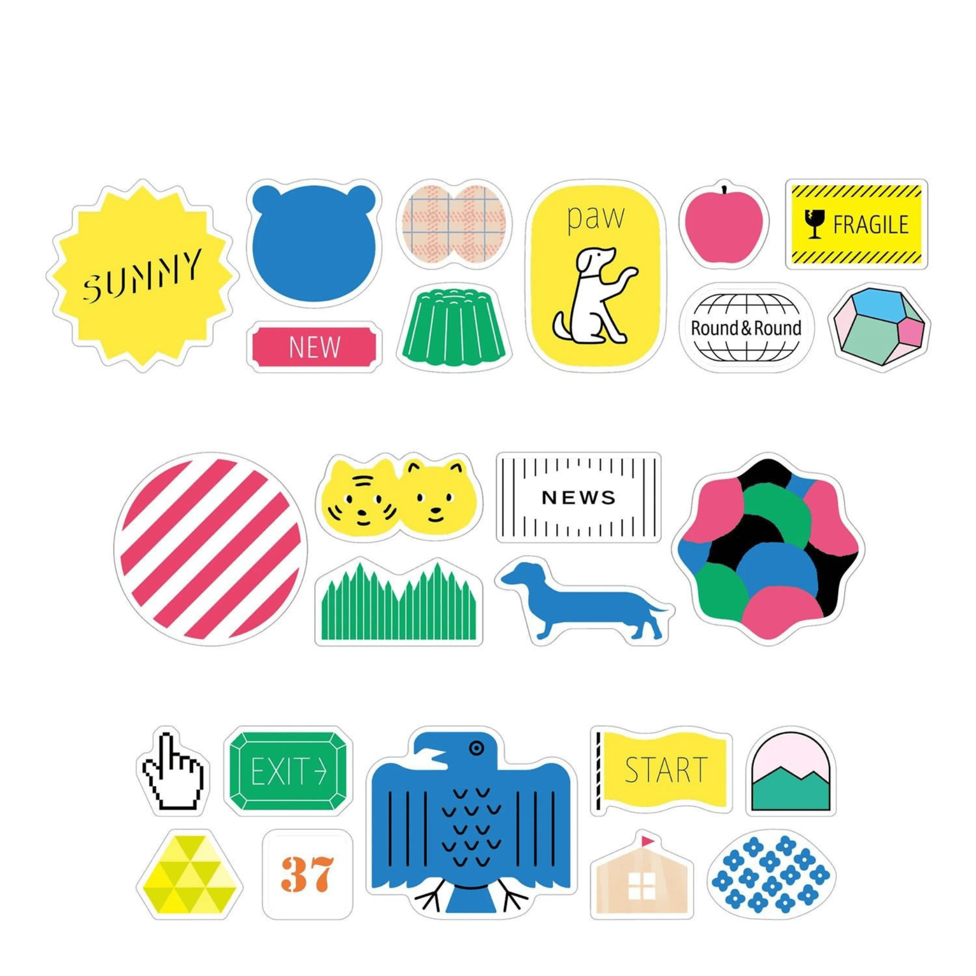 King Jim Hitotoki Washi Tape Trasparent Tape Soda - 30mm Variety