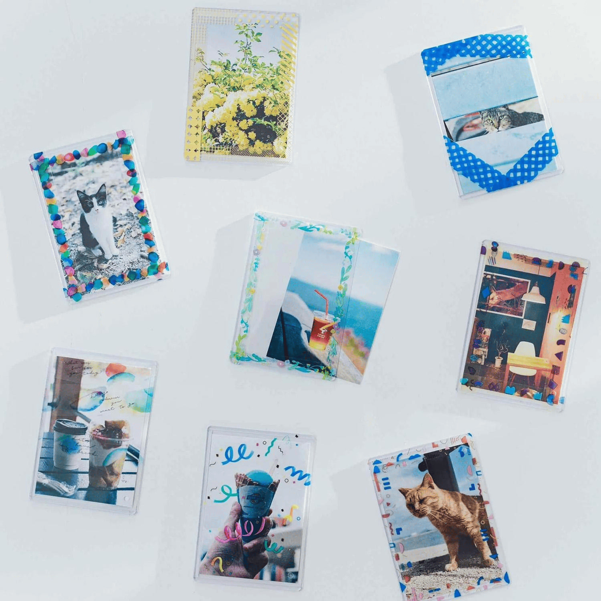 King Jim Hitotoki Washi Tape Trasparent Tape Soda - SLIM Aurora