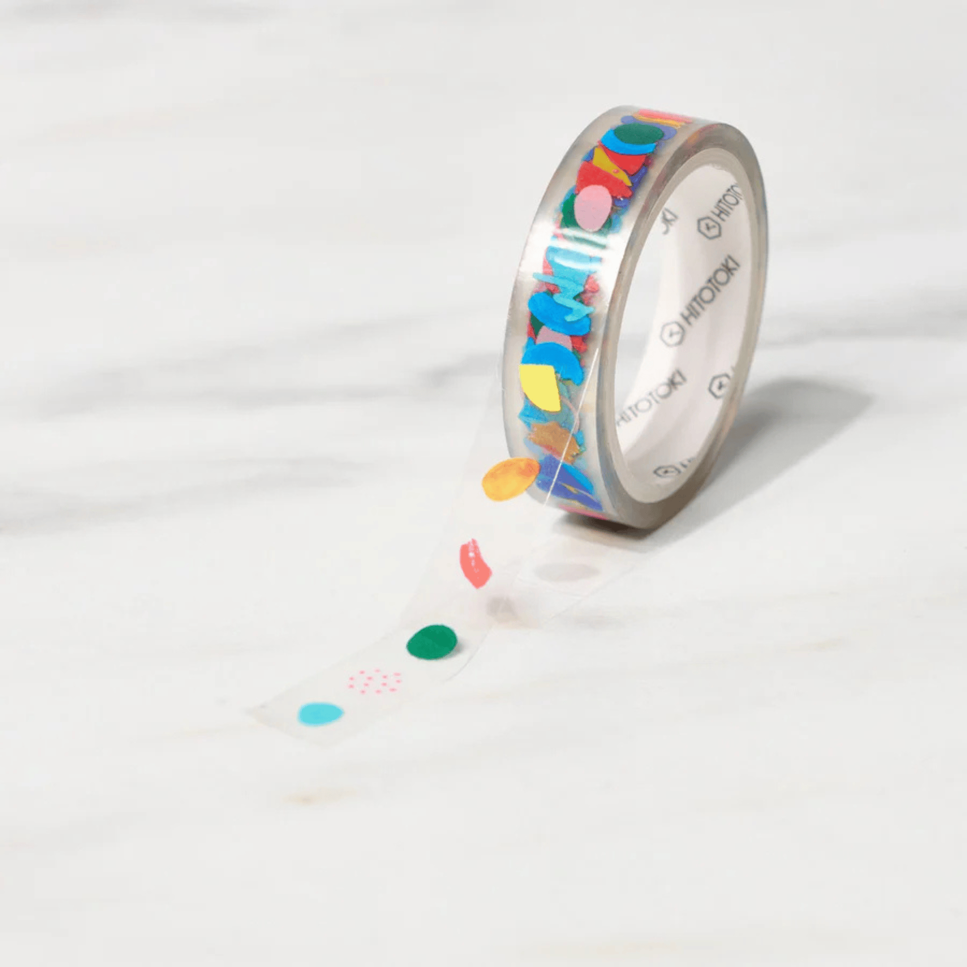 King Jim Hitotoki Washi Tape Trasparent Tape Soda - SLIM Palette