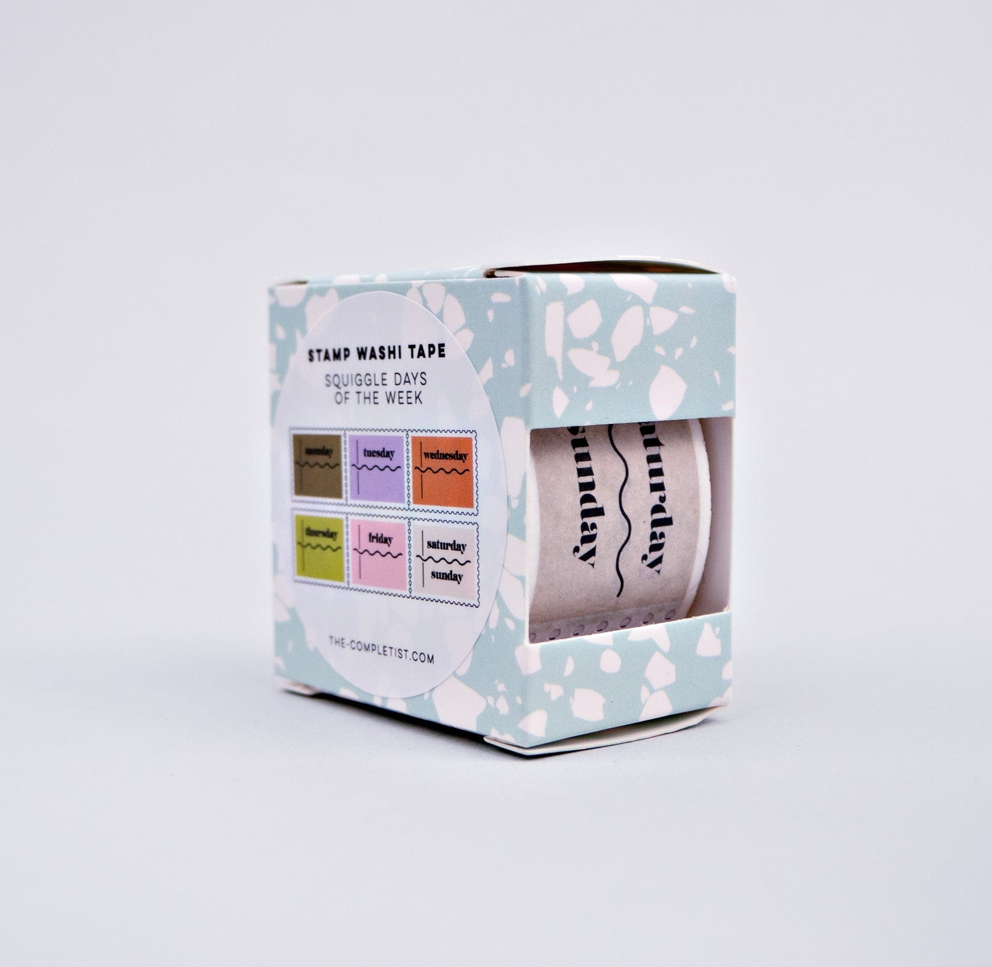 The Completist Washi Tape Washi Tape Days of the Week Squiggle