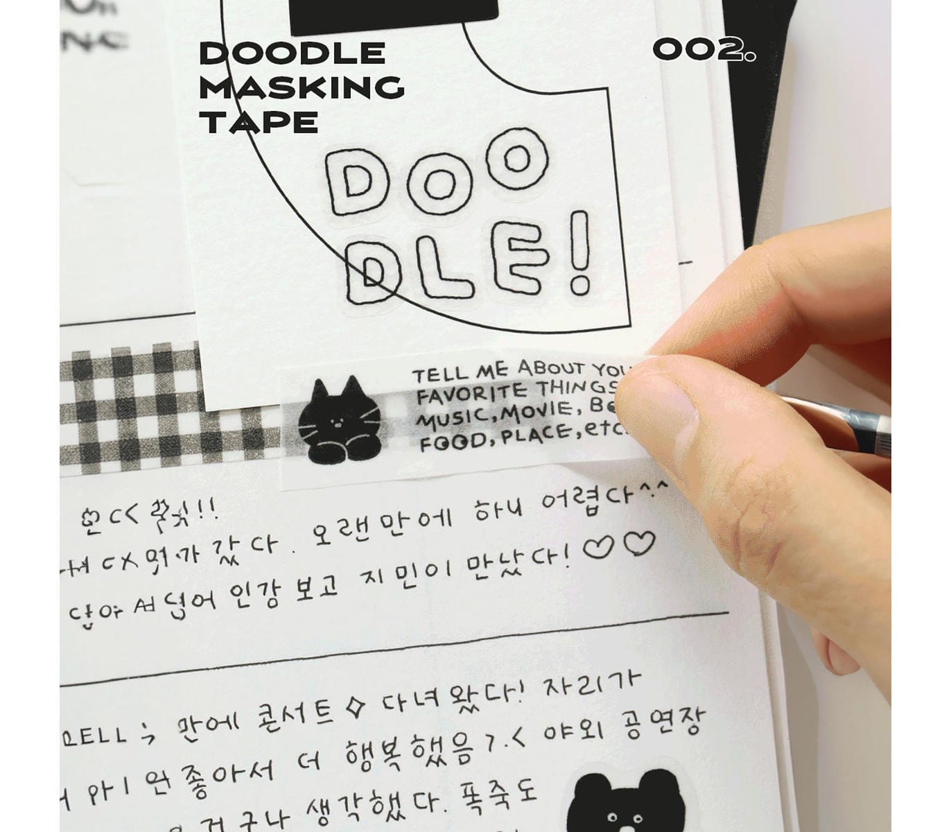 Iconic Washi Tape Washi Tape Doodle - Love