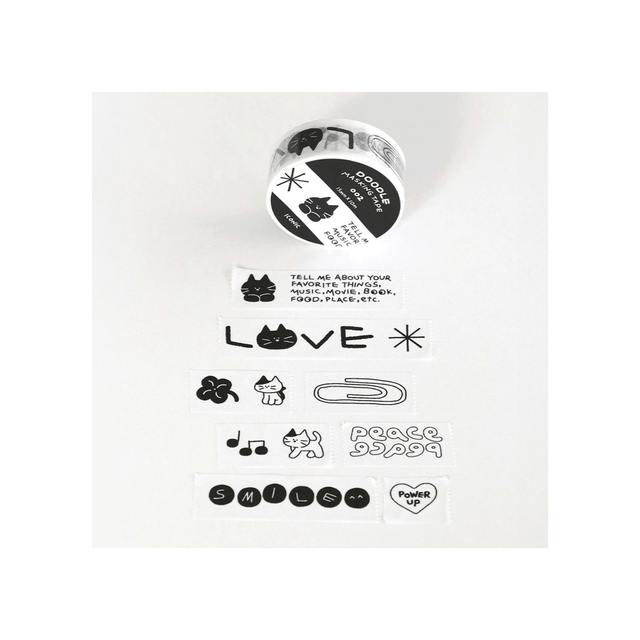 Iconic Washi Tape Washi Tape Doodle - Love