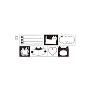 Iconic Washi Tape Washi Tape Doodle Sticky Memo Rol - Cat