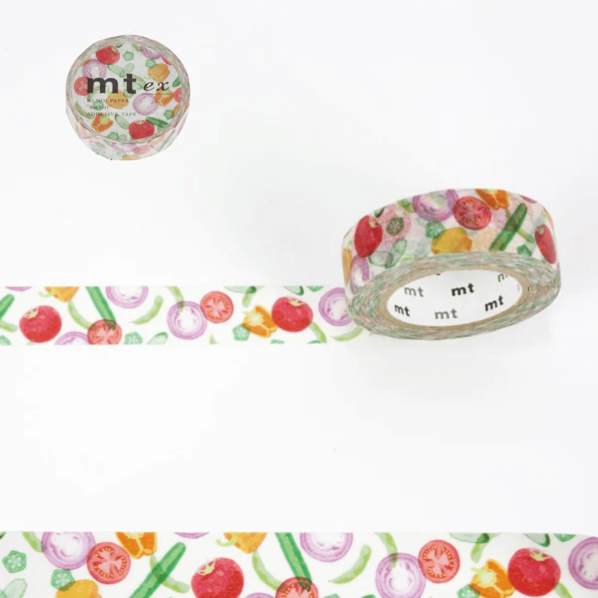 mt Washi Tape VERDURA Washi Tape Fruits & Veggies