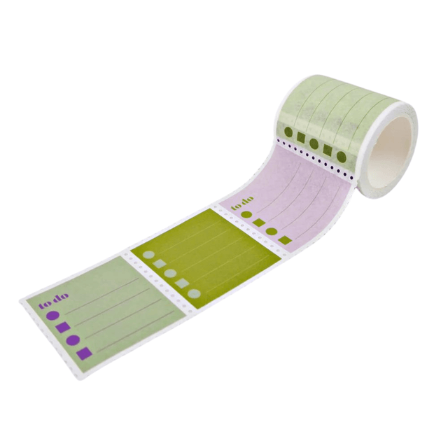 The Completist Washi Tape Washi Tape Maxi To Do Hinoki