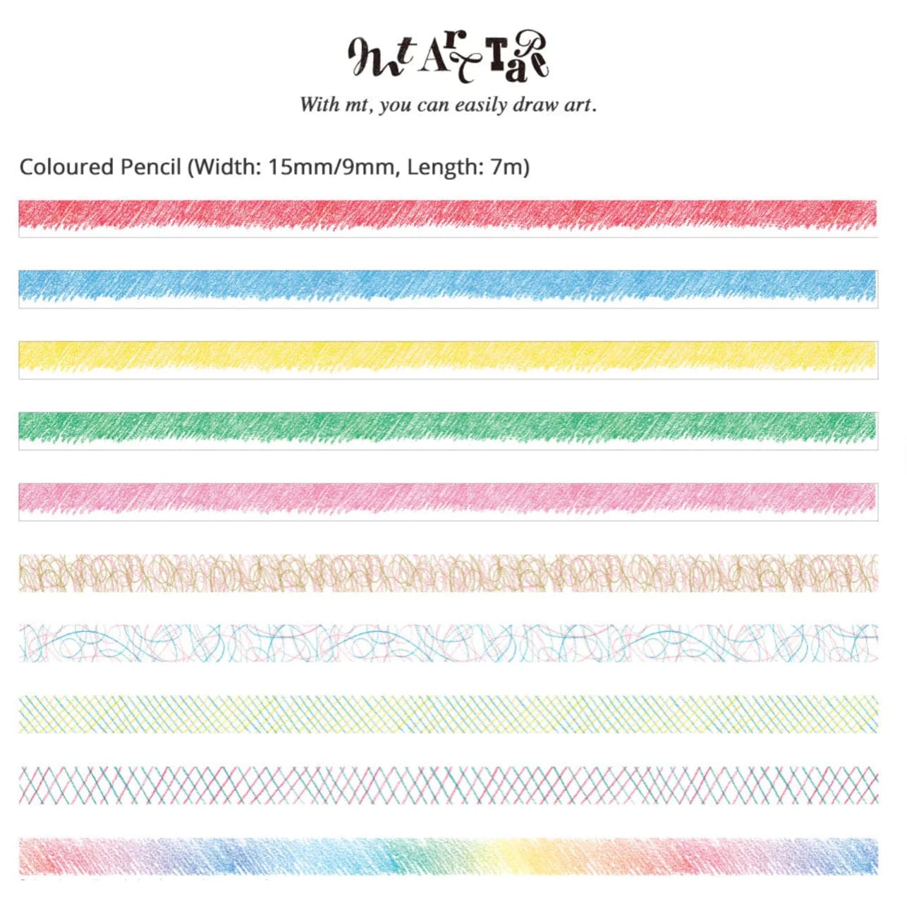 mt Washi Tape Washi tape Mt - Art Collection Colored Pencils