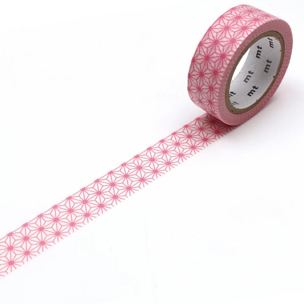 mt Washi Tape Momo-Pink Washi tape Mt - Asanoha