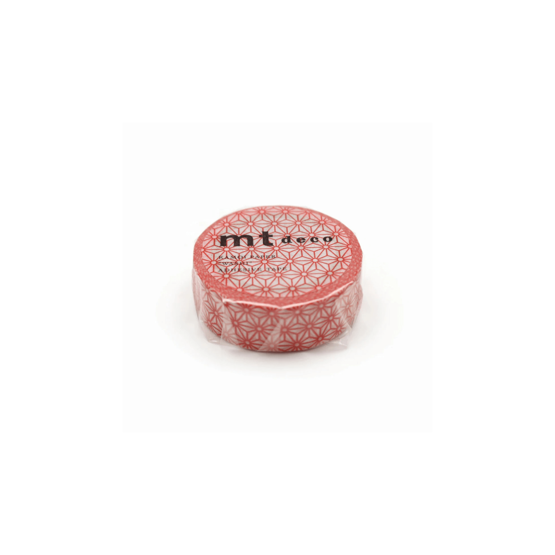 mt Washi Tape RED Washi tape Mt Deco - Asanoha