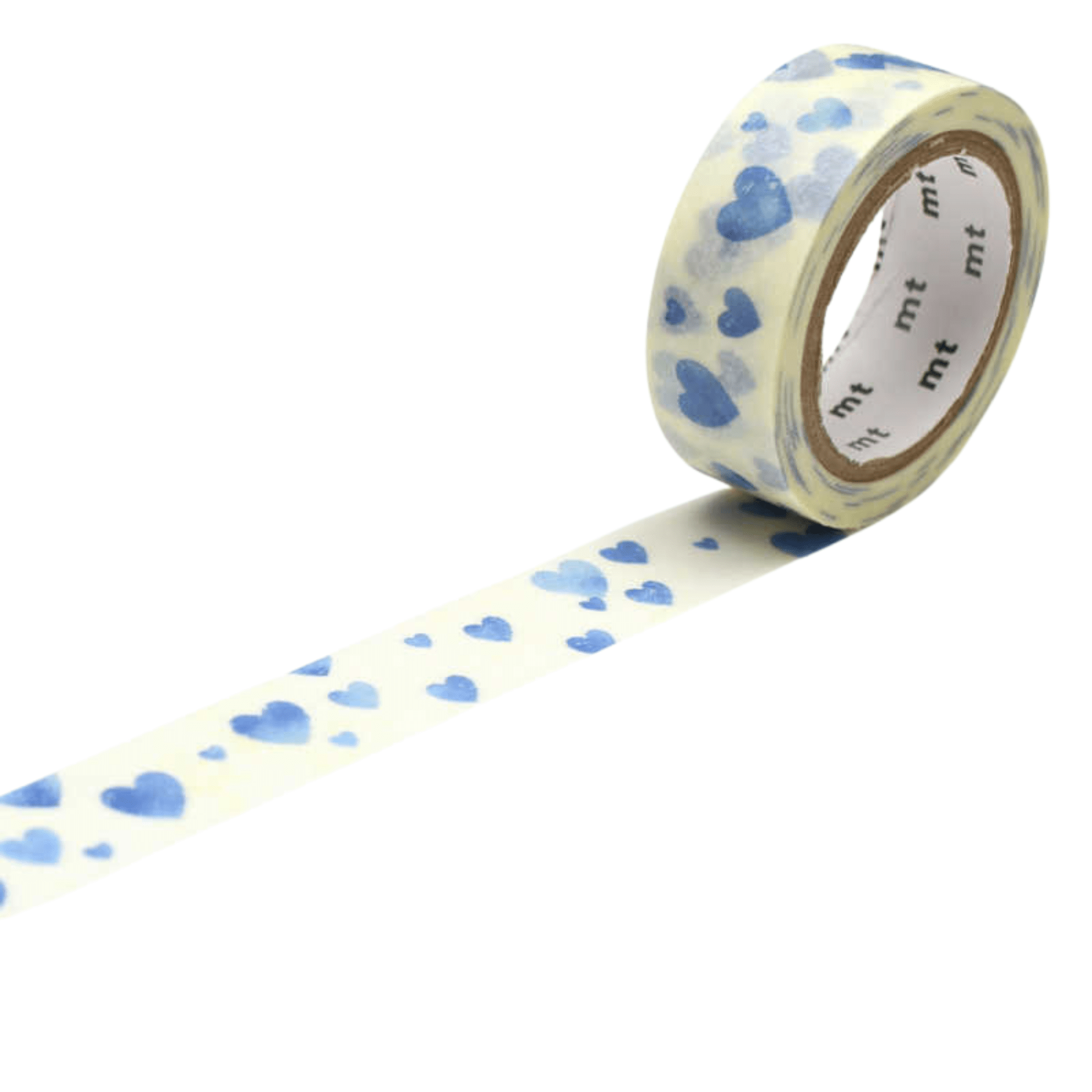 mt Washi Tape Washi tape Mt Deco - Blue Hearts