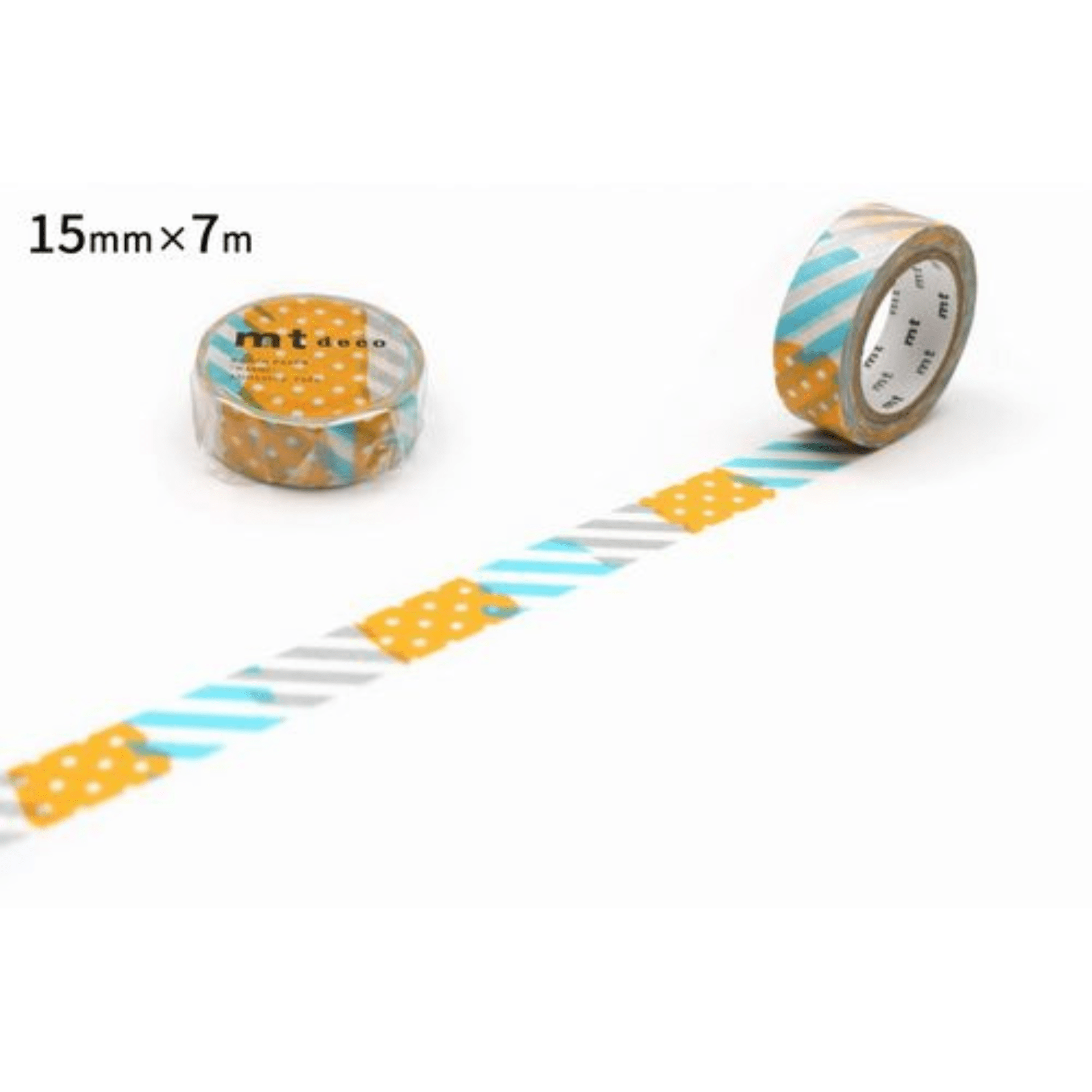 mt Washi Tape Washi tape Mt Deco - Blue & Yellow