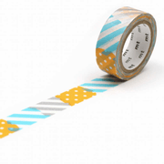 mt Washi Tape Washi tape Mt Deco - Blue & Yellow
