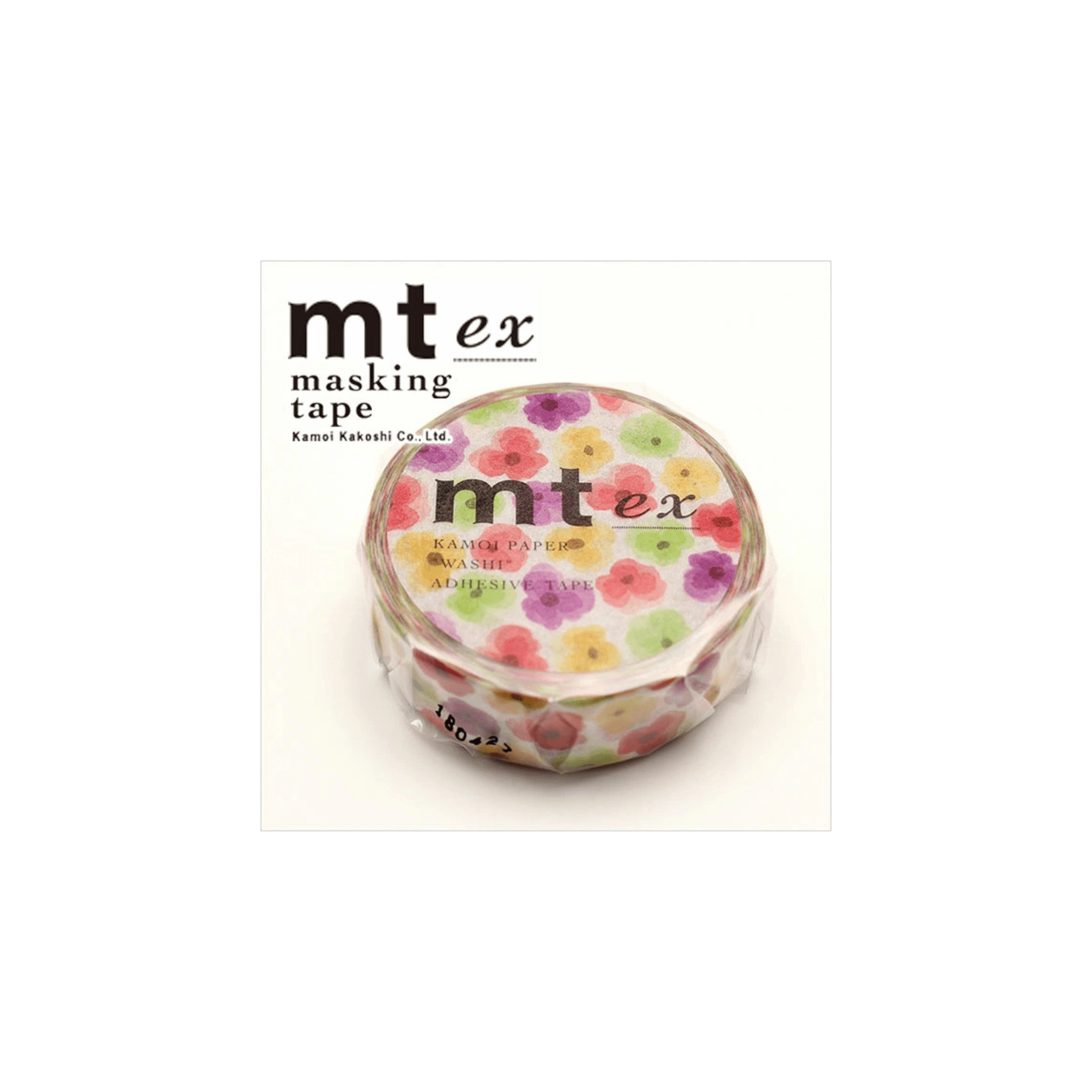 mt Washi Tape Washi tape Mt Ex - Flower Watercolor