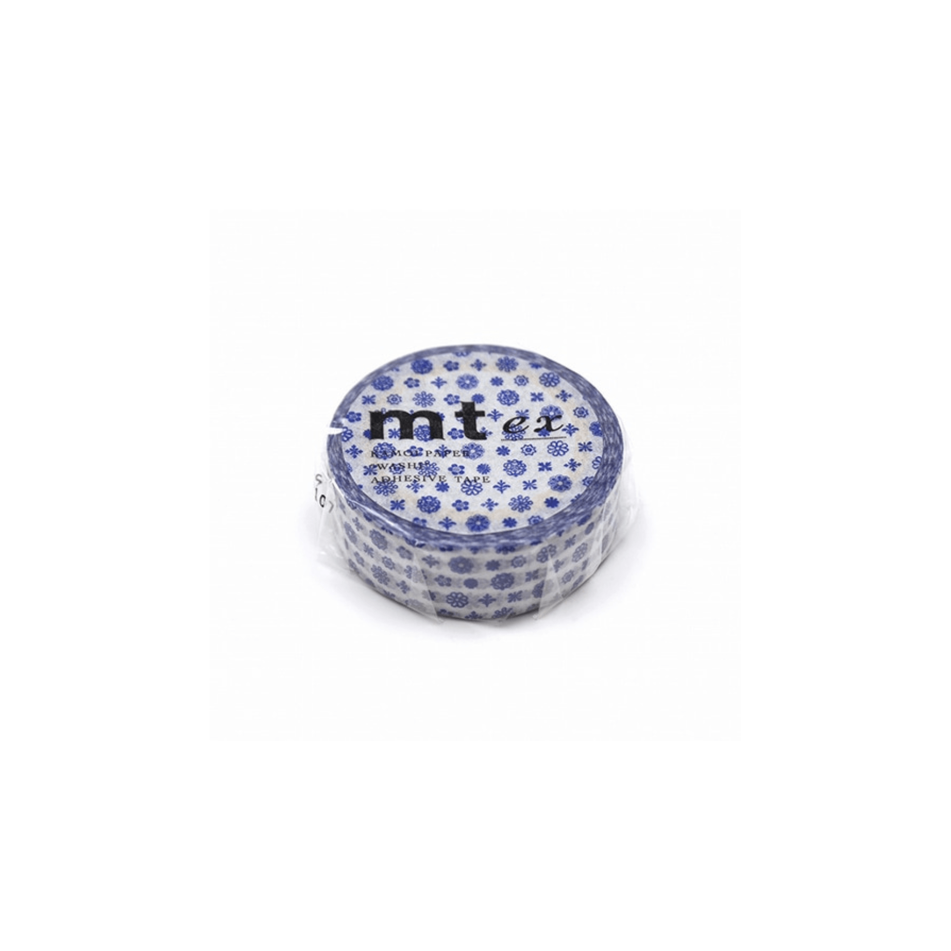 mt Washi Tape Washi tape Mt Ex - Mini Flowers Blue