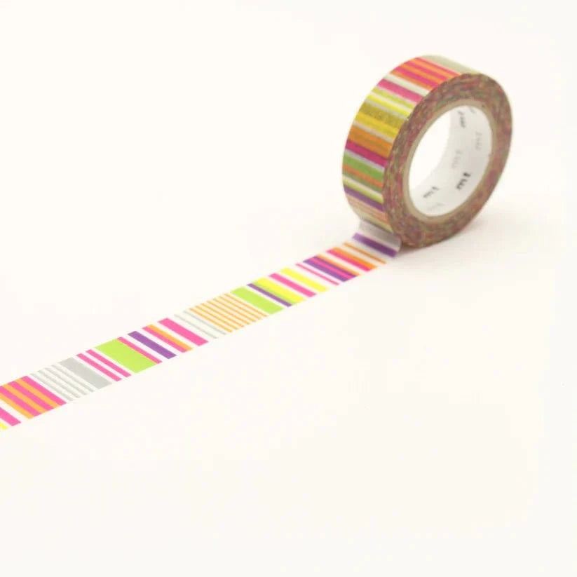 mt Washi Tape Vivid Washi tape Mt - Multi Border
