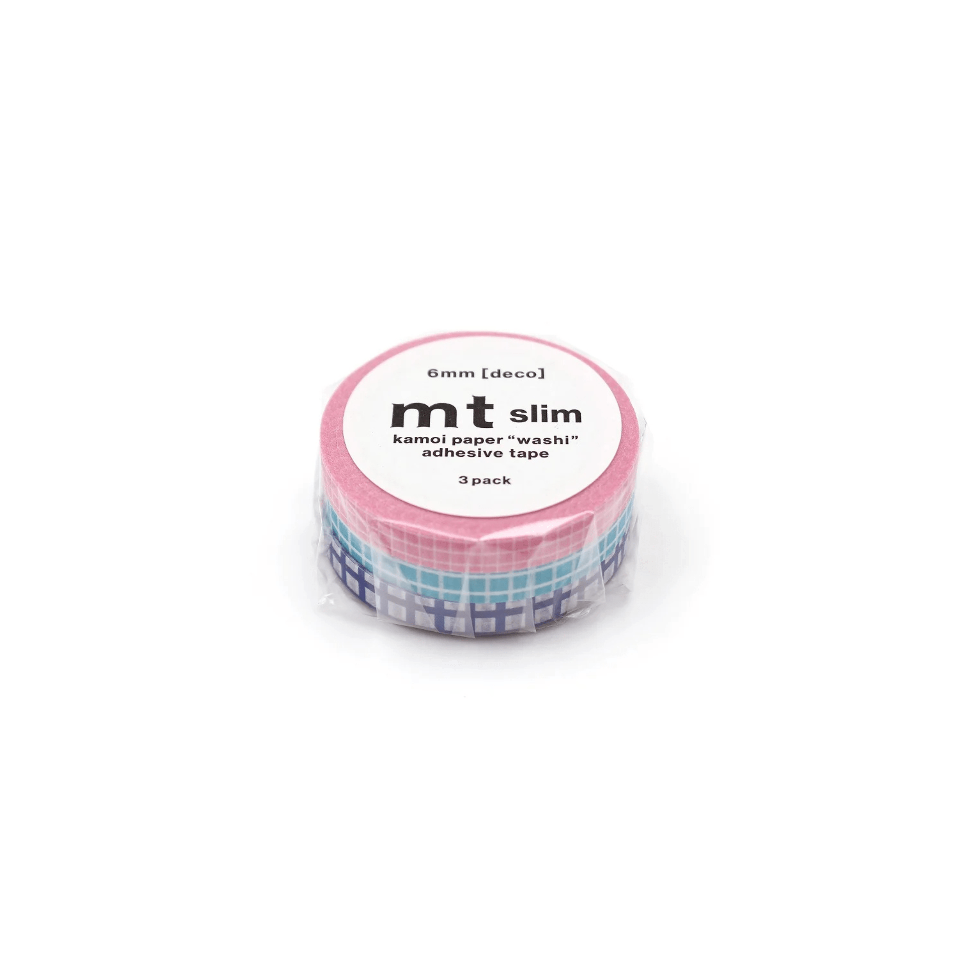 mt Washi Tape Washi tape Mt - Set da 3 Slim Deco 26
