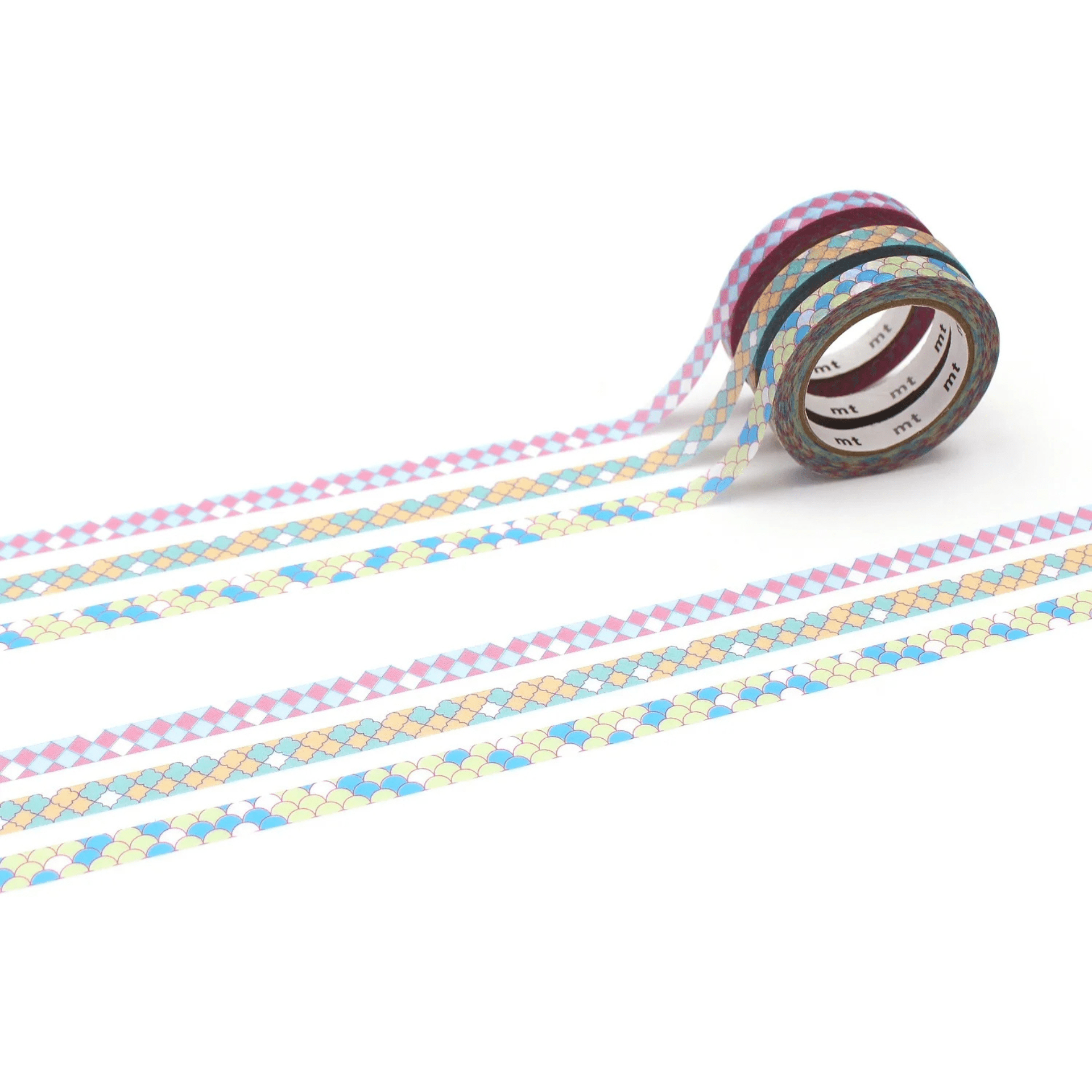 mt Washi Tape Washi tape Mt - Set da 3 Slim Deco 30