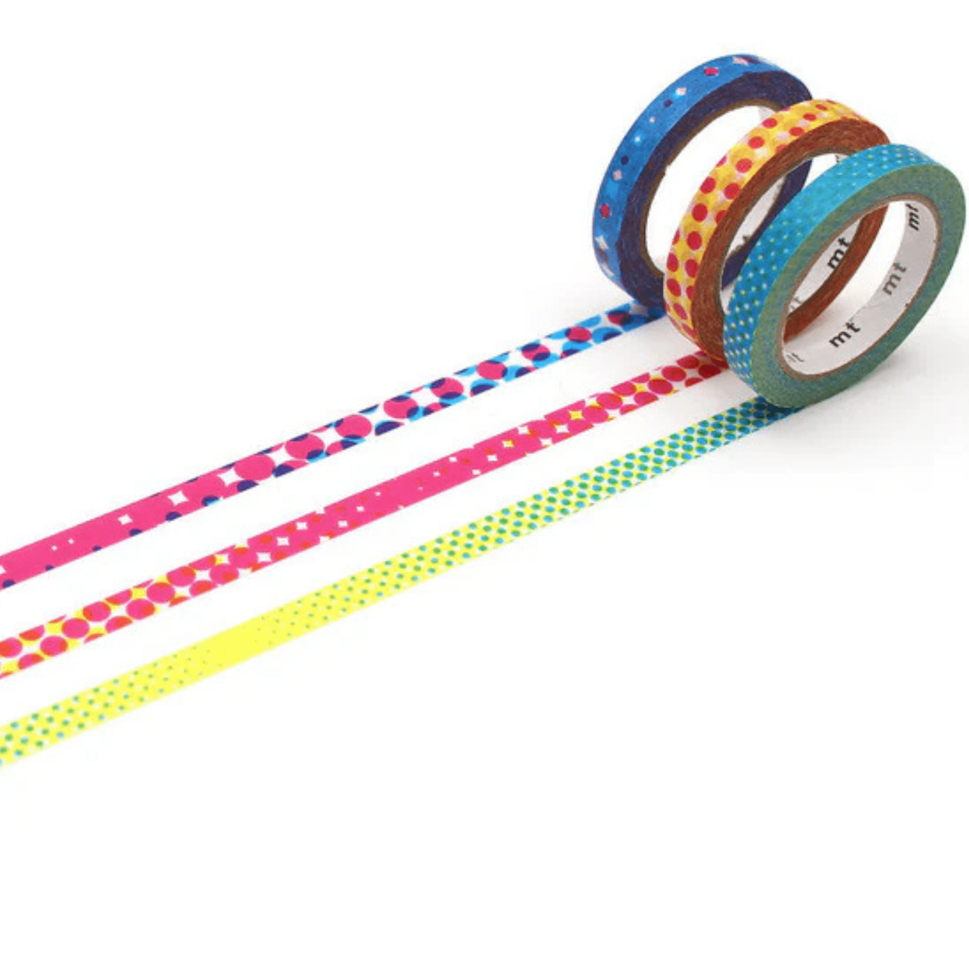 mt Washi Tape Washi tape Mt - Set da 3 Slim Deco 31