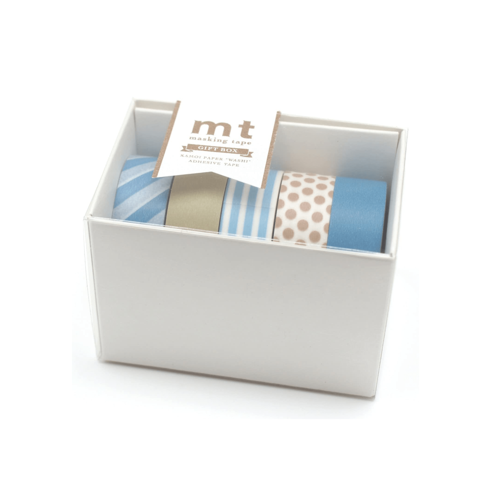 mt Washi Tape Washi Tape Mt - Set da 5 - Blue
